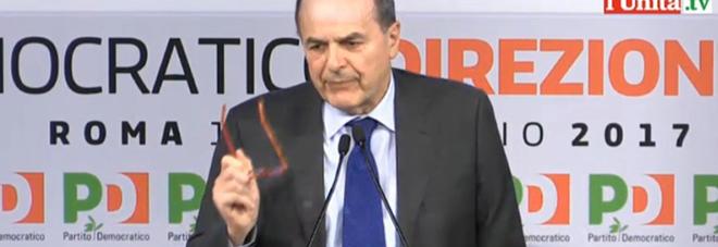Bersani frena: elezioni nel 2018 dobbiamo garantire fine legislatura