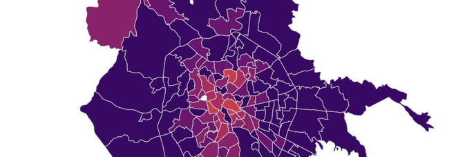 Roma, mappa contagi quartieri: allarme Centocelle (+327) e Tuscolano (+336), la situazione in centro