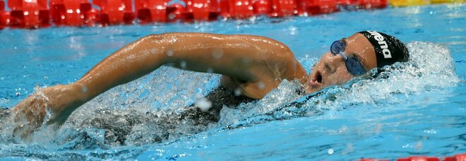 Simona Quadarella, la romana regina d'Europa cede il passo alle nuotatrici Usa nella finale dei 1.500
