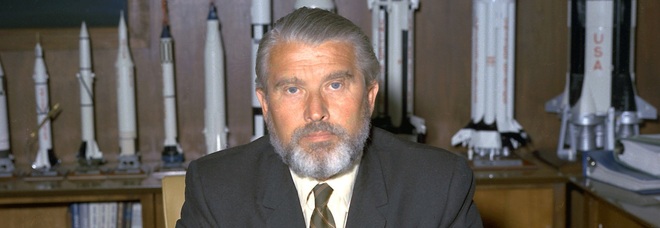 Wernher von Braun alla Nasa nel 1970