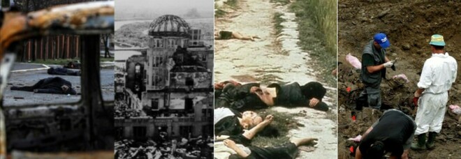Bucha, Hiroshima, My Lai, Dachau, Dresda, Srebrenica: tutti gli orrori indelebili delle guerre