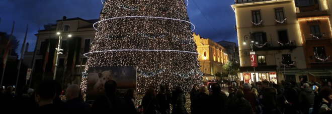 Accensione albero di Natale di piazza Tasso a Sorrento