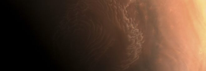 La foto del Polo Nord di Marte scattata dalla Tianwen-1