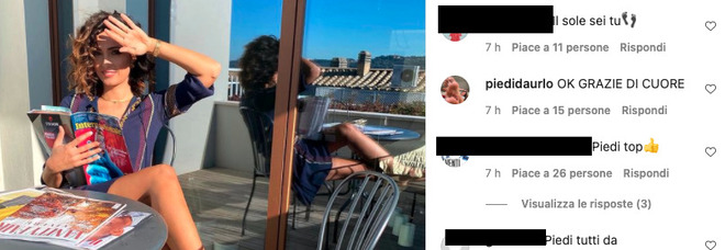 Caterina Balivo, la foto dei piedi conquista Instagram: fan «scatenati» tra i commenti