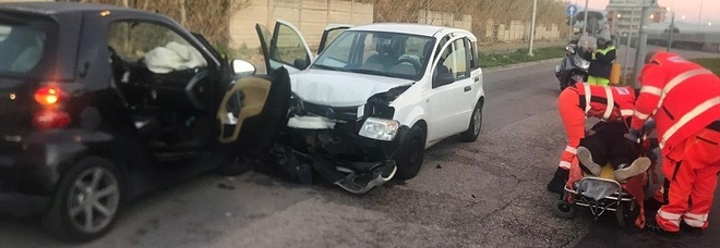 Incidente a Salerno nella zona orientale: due feriti, la causa è l'alta velocità