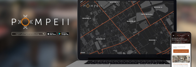 «Open Pompeii», l'applicazione che apre gli archivi digitali