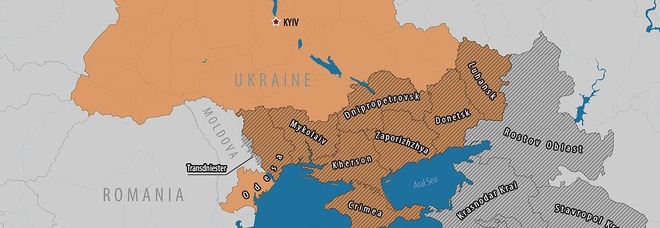 Putin vuole formare la "Novorossia", i piani dello zar svelati dal generale di Mosca: «Conquistare dal Donbass alla Transnistria»