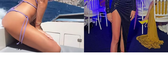 Diletta Leotta, pazzo weekend a Capri. Dopo il concerto privato di Jennifer Lopez ha sfoggiato il bikini in barca
