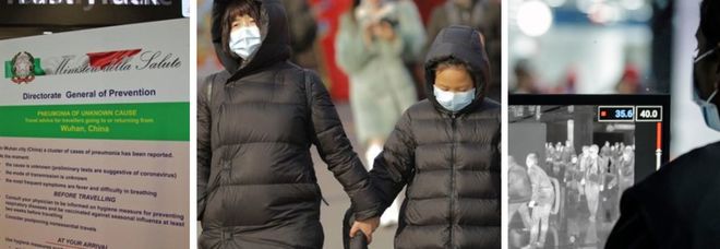 Virus Cina, a Fiumicino scanner da giovedì per il controllo della temperatura corporea