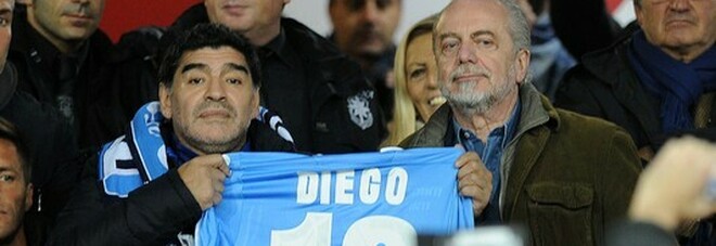 Maradona, il messaggio di ADL: «La tua luce non si spegnerà»