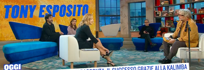 Tony Esposito ospite di Oggi è un altro giorno da Serena Bortone su RaiUno (Foto: da video)