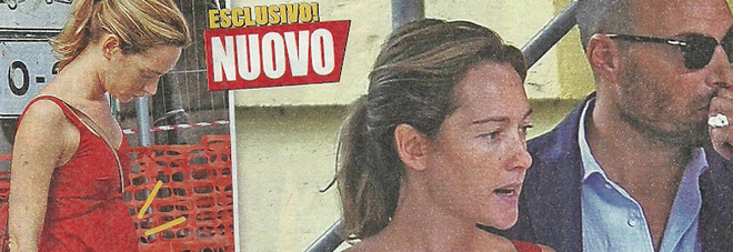 Cristiana Capotondi, pancino sospetto con Andrea Pezzi