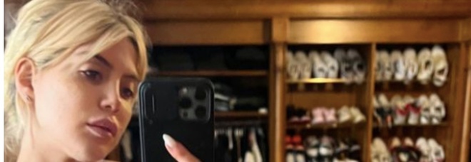 Wanda Nara in forma e sexy: i fan notano un dettaglio nel suo armadio