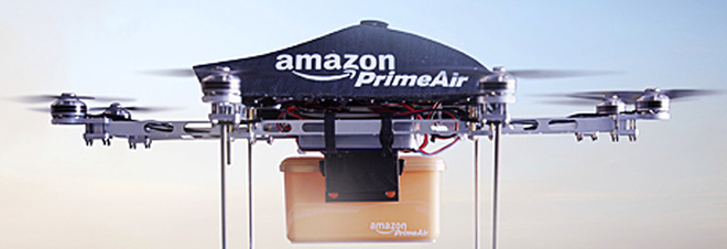 Amazon brevetta i “magazzini volanti” per le consegne con i droni