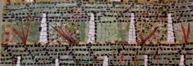Mann presenta “Mosaici di carta”, l'installazione con i cartoni della pizza di Caroline Peyron