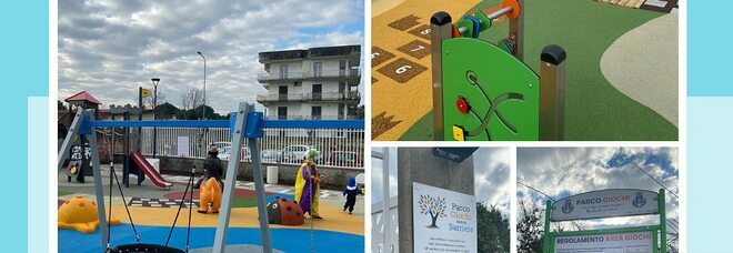 Acerra, inaugurato il parco giochi comunale inclusivo per i bambini con disabilità