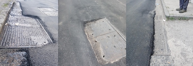 Napoli Est, tombini e caditoie asfaltati dopo i lavori alla carreggiata: la segnalazione dei residenti