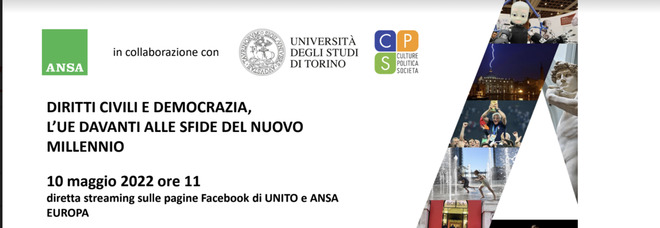 Diritti umani e democrazia Ue, Forum ANSA-Università Torino