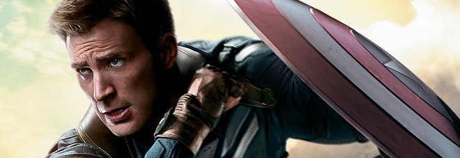 Chris Evans nei panni di Captain America