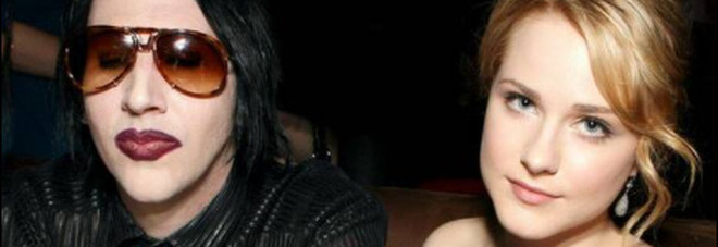 Evan Rachel Wood choc: «Marilyn Manson mi drogava e violentava per i suoi video»