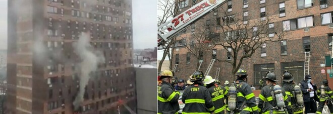 Incendio a New York, in fiamme un edificio di 19 piani: 60 persone ferite e 32 in fin di vita