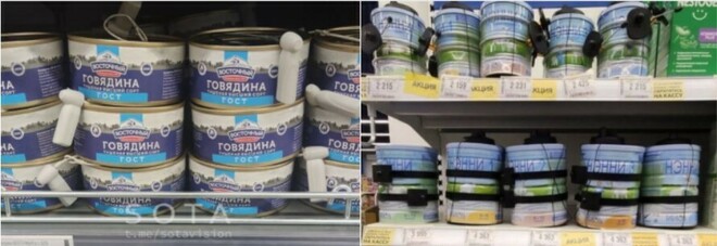Cibo con antifurto nei supermercati russi, così la guerra cambia le abitudini di un'intera nazione