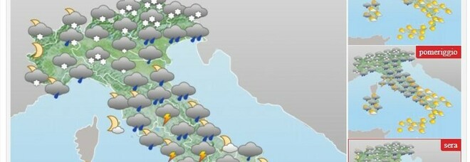 Meteo, torna il maltempo in Italia: nelle prossime ore neve al Nord, anche a Milano