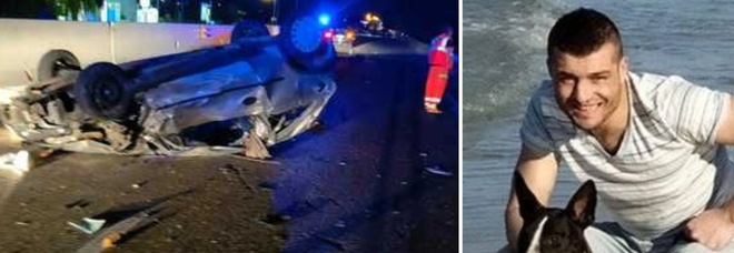 Lecce, l'Opel si ribalta, conducente esce vivo ma viene falciato da un'altra auto: Christian Stomeo muore a 29 anni