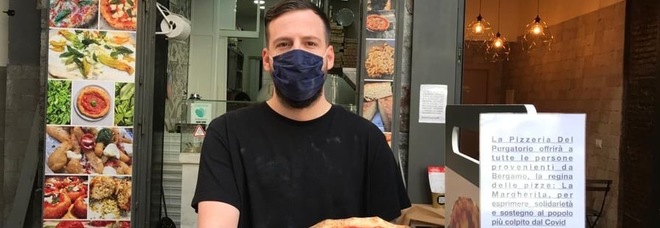 Pizza gratis per i cittadini di Bergamo, l'iniziativa di un giovane napoletano