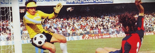 Il gol di Faccenda in Napoli-Genoa nell'82