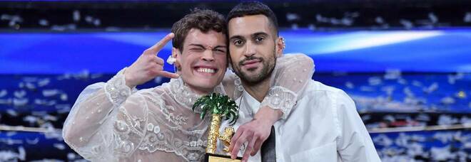 Blanco e Mahmood vincitori di Sanremo 2022