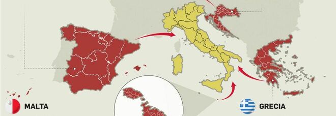 Virus, centomila italiani in vacanza in località a rischio: rischio bomba sanitaria