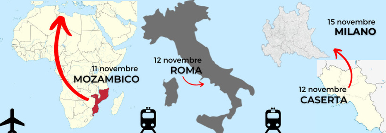 Paziente zero Omicron, chi ha contagiato? Tamponi a Fiumicino (su 133 passeggeri), due classi isolate a Caserta