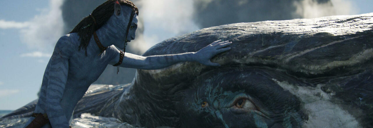 Un'immagine del film Avatar: La via dell'acqua