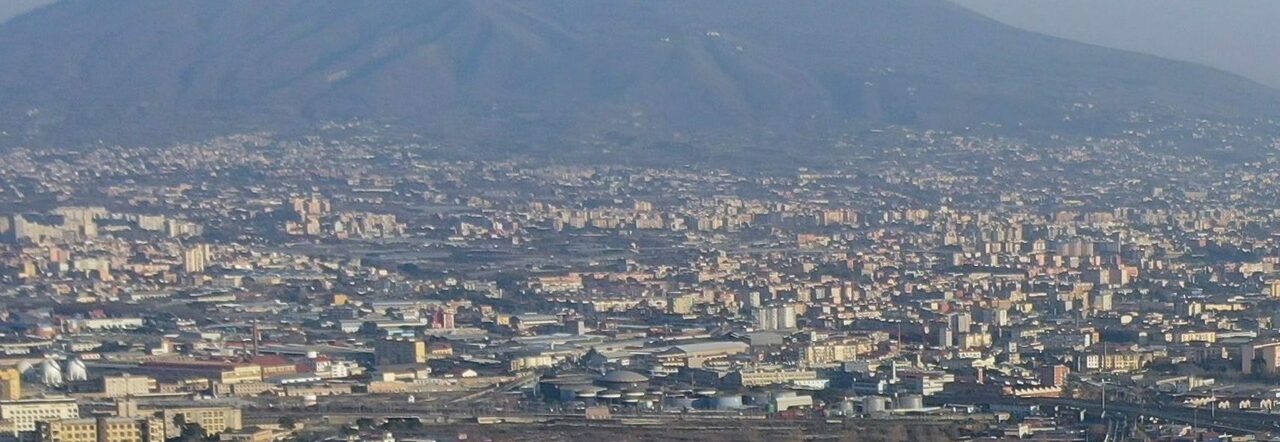 Una panoramica delle pendici del Vesuvio
