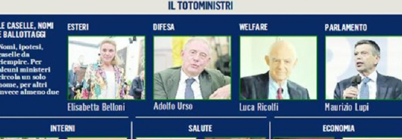 Tajani ipotesi per il Viminale. Pressing di Berlusconi per Ronzulli o Bernini all'Istruzione. Alla Salute Rasi o Rocca