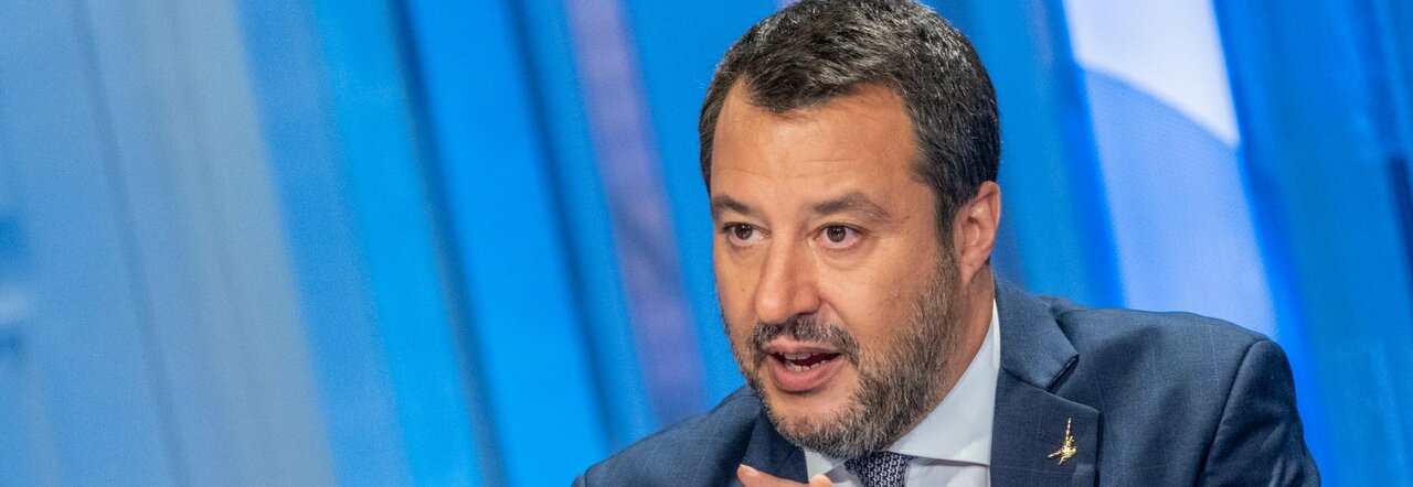 Matteo Salvini, ministro alle Infrastrutture, sul cui tavolo è appena approdato il Codice degli appalti