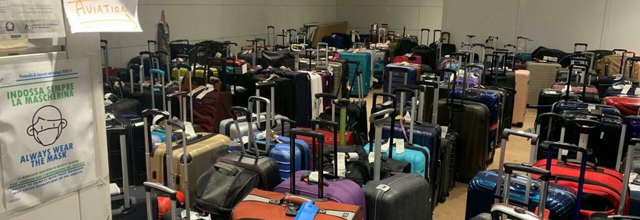 FASCETTE TROVA BAGAGLIO aeroporto targhette portanome identifica valigia borsone 