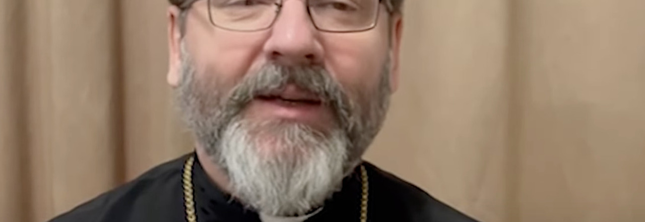 l'arcivescovo maggiore ucraino Sviatoslav Shevchuk capo della Chiesa greco-cattolica