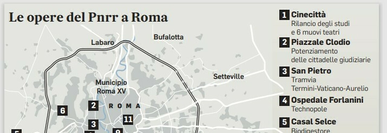 Periferie e trasporti, cinque miliardi per rilanciare Roma