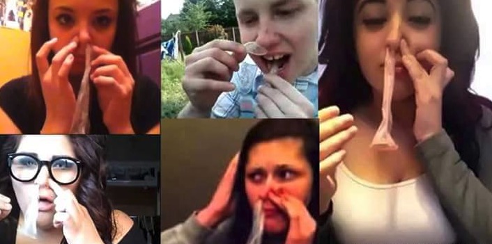 Sniffare preservativi e farli uscire dalla bocca: la nuova follia social (che può uccidere)